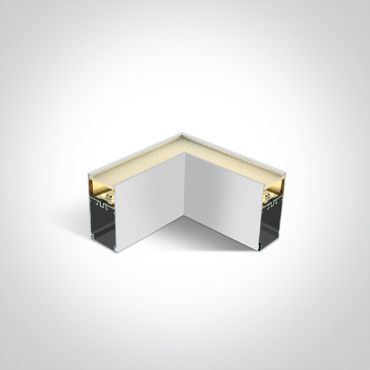 ONE Light LED Linear Accessories - hoek voor 38150A en 38151A - 14W LED incl. - wit - instelbare lichtkleur