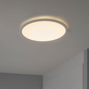 Nordlux Oja - plafondverlichting - Ø 60 x 3,2 cm - 3 stappen Moodmaker functie (2700K) - 38W LED incl. - wit