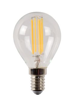 Lucide LED filament lamp - Ø 4,5 x 7,7 cm - E14 - 4W dimbaar - 2700K - transparant