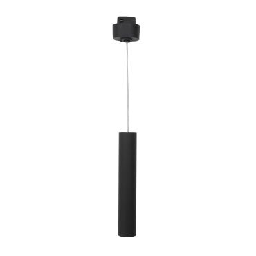 Nova Luce Jazz - hanglamp voor magnetisch profielsysteem - Ø 3 x 150 cm - 10W LED incl. - zwart - warm witte lichtkleur
