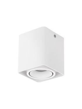 Nova Luce Rende - opbouwspot - 8,5 x 8,5 x 10 cm - wit