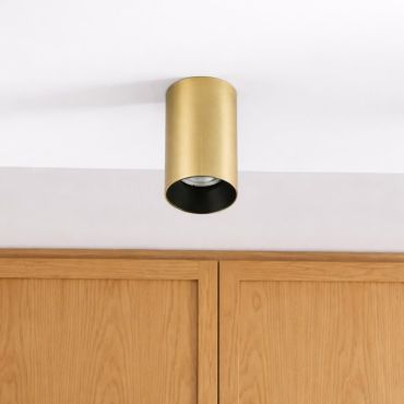 Faro Stan - plafondverlichting - Ø 6 x 10,5 cm - goud