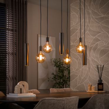 Vico Senso - hanglamp - 100 x 20 x 150 cm - sienna bruin