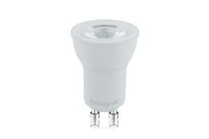 Integral LED-spot - Ø 3,5 x 4,8 cm - GU10 (mini) - 3,4W niet dimbaar - 4000K - wit