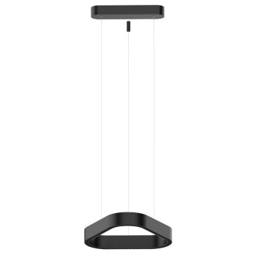 VK Lighting Aria - hanglamp - 40,8 x 306 cm - 40W dimbare LED incl. - zwart