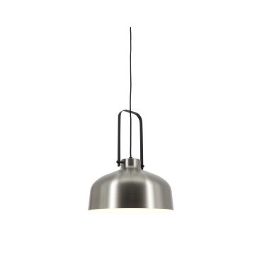 Artdelight Mendoza - hanglamp - Ø 37,5 x 176 cm - staal en zwart
