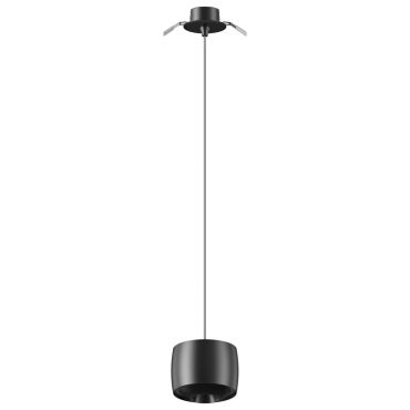 VK Lighting Aura - inbouw hanglamp - Ø 10,2 x 310,1 cm - 10W dimbare LED incl. - zwart