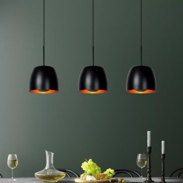 Lucide Nolan - hanglamp - 104 x 24 x 149 cm - zwart