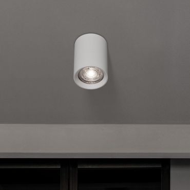 Nova Luce Loyd - opbouwspot - Ø 6 x 8 cm - wit