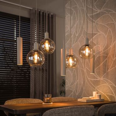 Vico Sfera - hanglamp - 100 x 20 x 150 cm - beige