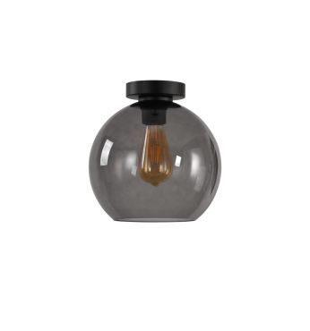 Artdelight Marino - plafondverlichting - Ø 25 x 26 cm - gerookt