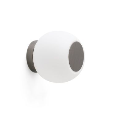 Faro Moy - plafond/wandverlichting - Ø 14 x 13 cm - IP44 - opaal