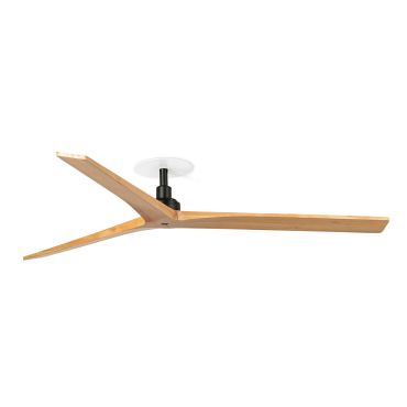 Faro Klim L - plafondventilator met inbouwrozet - Ø 150 cm - mat zwart en den