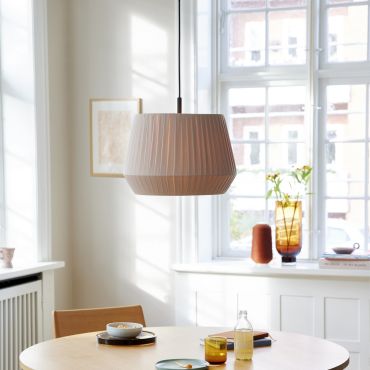 Nordlux Dicte 40 - hanglamp - Ø 40 x 28 cm - beige