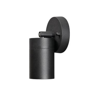 Konstsmide Modena - kantelbaar buiten wandlamp - 6 x 9 x 15 cm - IP44 - zwart