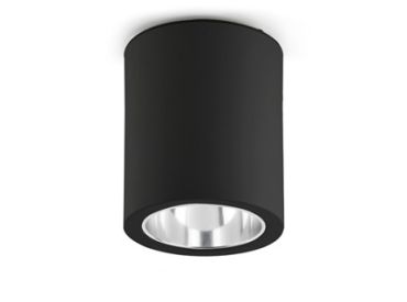 Faro Pote - plafondverlichting - Ø 15,2 x 18,1 cm - mat zwart