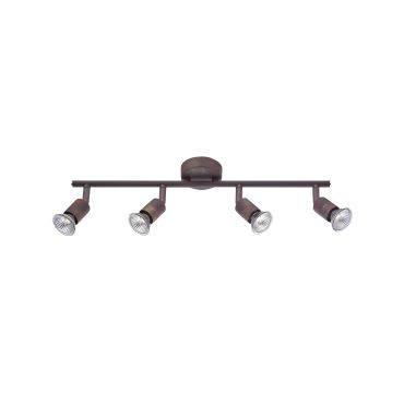 Nova Luce Base - opbouwspot 4L - 51 x 8 x 10,9 cm - roest