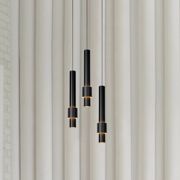 Lucide Margary - hanglamp - Ø 28 x 169 cm - 3 x 4W dimbare LED incl. - zwart