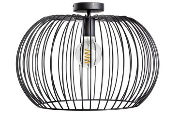ETH Wire 2.0 - plafondlamp - Ø 50 x 35,5 cm - zwart