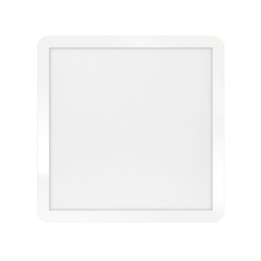 ETH Anne Square - plafondlamp - 40 x 2,7 x 40 cm - 3 stappen dimbaar - 24W LED incl. - IP44 - wit