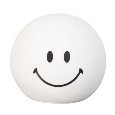 Fischer &amp; Honsel GlowMoji - nachtlampje - Ø 13 x 12 cm - 0,3W RGBW LED incl. - wit