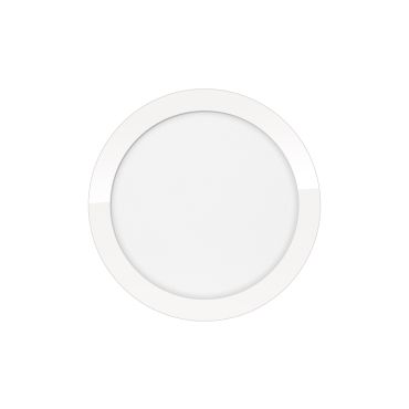 ETH Anne Round - plafondlamp - Ø 26 x 2,7 cm - 3 stappen dimbaar - 15W LED incl. - IP44 - wit