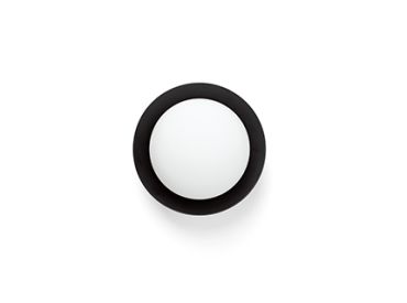 Faro May - plafondlamp - Ø 12 x 8 cm - 4W LED incl. - IP44 - zwart