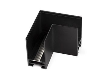 Faro Neso - L opbouw connectie stuk - magnetisch railsysteem -zwart