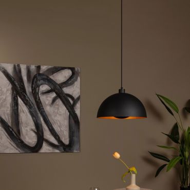 Lucide Siemon - hanglamp - Ø40 x 150 cm - zwart