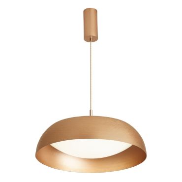 VK Lighting Enya - hanglamp - Ø 50 x 150 cm - 40W dimbare LED incl. - goud
