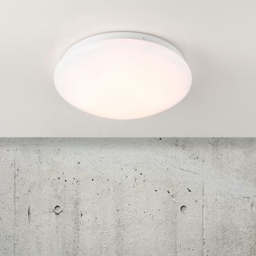 Nordlux Mani - plafondverlichting - Ø 25,5 x 9,5 cm - 12W LED incl. - wit