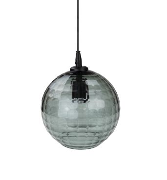 TWEEDEKANS - Vico Hexagon - hanglamp - Ø 19 x 120 cm - fumé