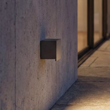 VK Lighting Pit - buiten wandverlichting - 6,2 x 6,2 x 4,3 cm - 3W LED incl. - IP65 - groen