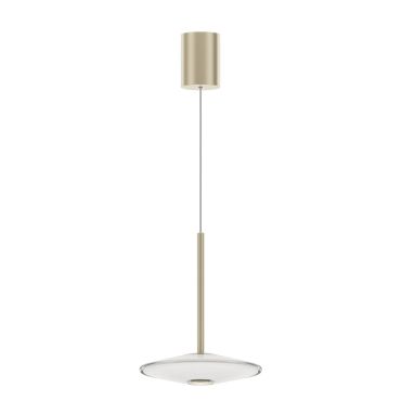 VK Lighting Sora - hanglamp - Ø 20 x 336 cm - 10W dimbare LED incl. - wit