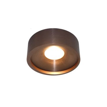 Artdelight Orlando - plafondverlichting - Ø 14 x 5 cm - 10W dimbare LED incl. - brons