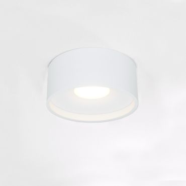 Artdelight Oran - plafondverlichting - Ø 12 x 5 cm - 10W dimbare LED incl. - IP54 - wit