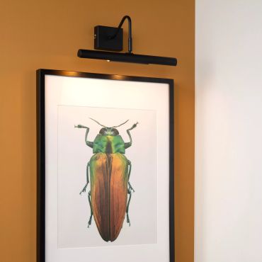 Lucide Vinz - wandverlichting - 36 x 19,3 x 15,7 cm - zwart