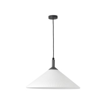 Faro Saigon - hanglamp - Ø 55 x 20 cm - IP65 - mat wit
