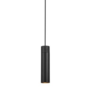 SHOWROOMMODEL - Tilo Pendant Black + 3-Fase Railadapter – Hanglamp voor Railsysteem – Zwart