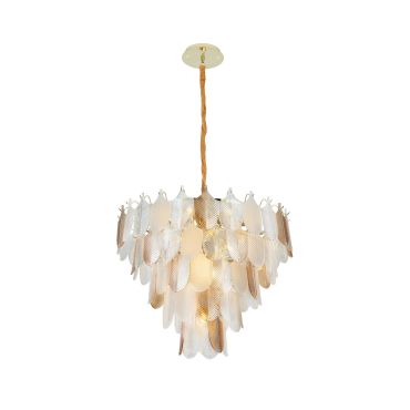Maxlight Arwena - hanglamp - Ø 80 x 150 cm - goud
