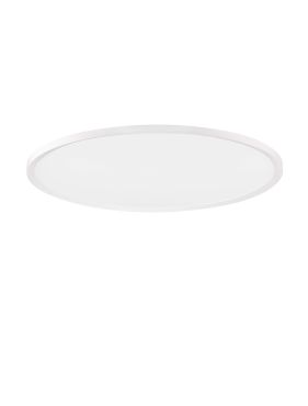 Nova Luce Aoton - plafondlamp - Ø 60 x 5 cm - 55W dimbare LED incl. - zandwit
