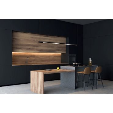 Maxlight Organic - hanglamp - 150 x 3 x 140 cm - 26W LED incl. - zwart