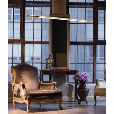 Maxlight Organic - hanglamp - 100 x 140 cm - 16W LED incl. - goud