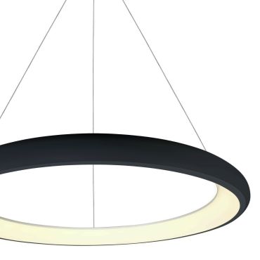 ONE Light LED Pendant Rings - hanglamp - Ø 61 x 120 cm - 50W LED incl. - zwart