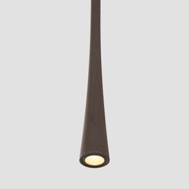 Faro Diana 600 - hanglamp - Ø 3,2 x 60 cm - 6W LED incl. - donkerbruin