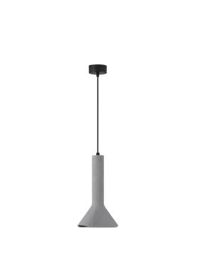 Nova Luce Dylan - hanglamp - Ø 19,5 x 150 cm - grijs