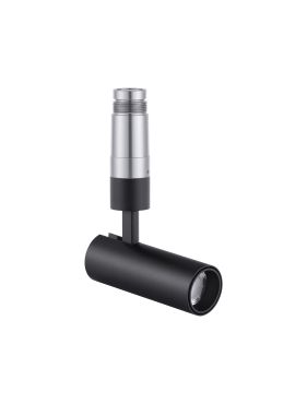 Nova Luce Imagine - opbouwspot - Ø 4 x 11 cm - 6W LED incl. - zwart