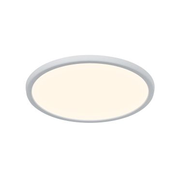 Nordlux Oja - plafondverlichting - Ø 29,4 x 2,3 cm - 3 stappen dimmer (3000K-4000K) - 18W LED incl. - wit