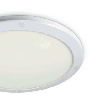 ONE Light Ultra Slim LED Panel Plafo - plafondverlichting - Ø 45 x 1,8 cm - 38W LED incl. - IP40 -  wit - warm witte lichtkleur