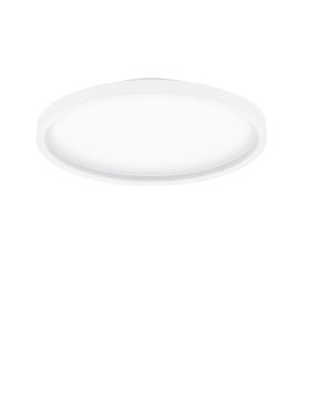 Nova Luce Chet - plafondlamp met afstandsbediening - Ø 39,3 x 6,5 cm - 30W dimbare LED incl. - zandwit